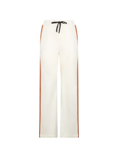 Moorer Straight-leg Drawstring Trousers In Neutral