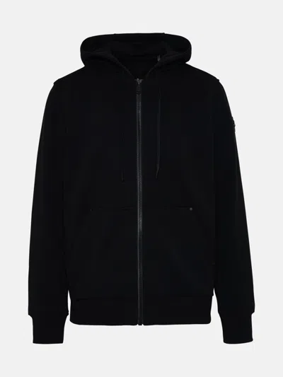 Moose Knuckles Black Cotton Albermale Sweatshirt