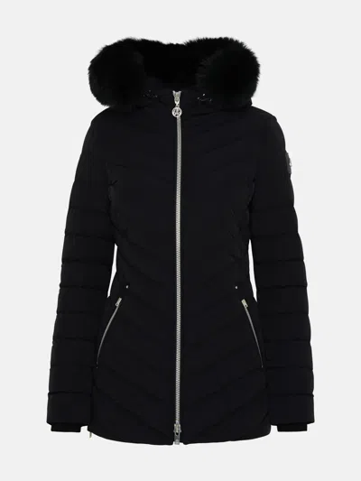 Moose Knuckles Black Nylon Roselawn Down Jacket