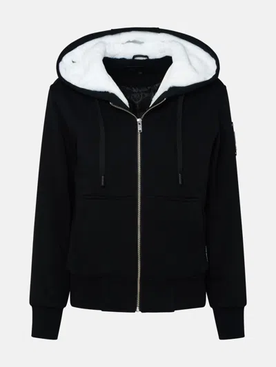 Moose Knuckles Felpa Classic Bunny In Black