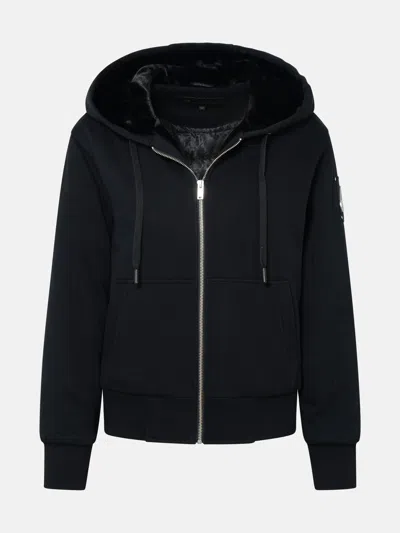 Moose Knuckles Felpa Classic Bunny In Black