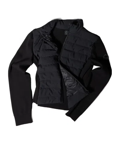 Moose Knuckles Long-sleeved Cardigan In Black