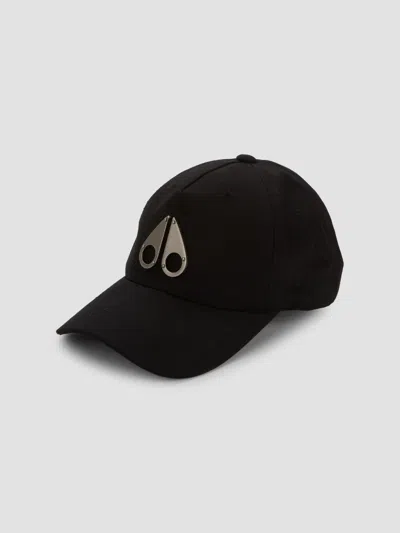 Moose Knuckles Men's Logo Icon Baseball Cap In Black