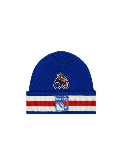 Moose Knuckles Nhl X  Rangers Beanie In Rangers Blue