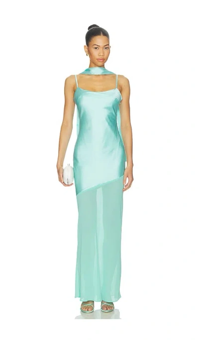 More To Come Griffin Maxi Dress In Turquoise