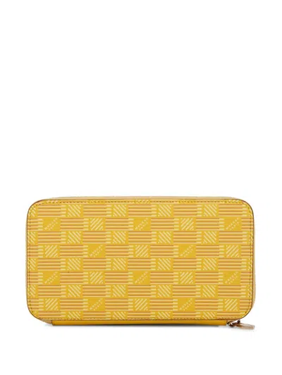 Moreau Monogram-print Leather Wallet In Yellow