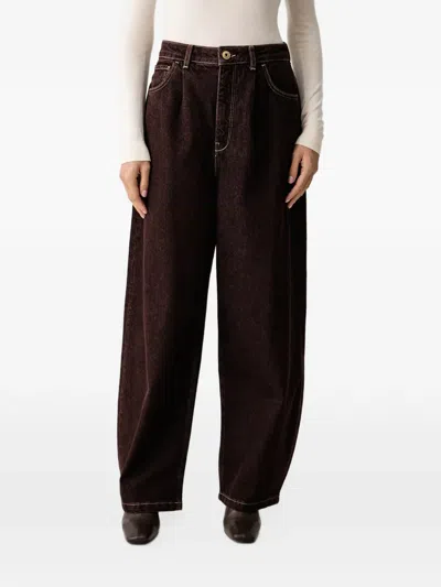 Mos Mosh Mmscottie Marble Jeans In Red