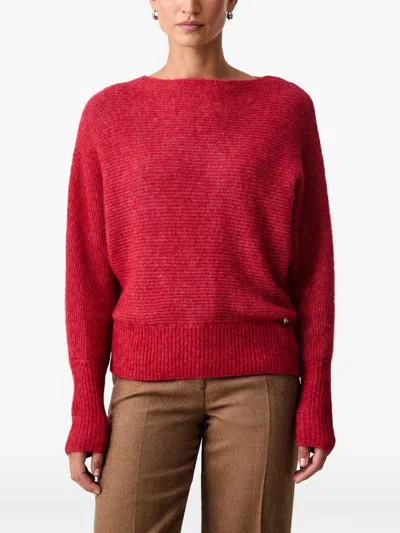 Mos Mosh Mmthora Boat-neck Sweater In Red