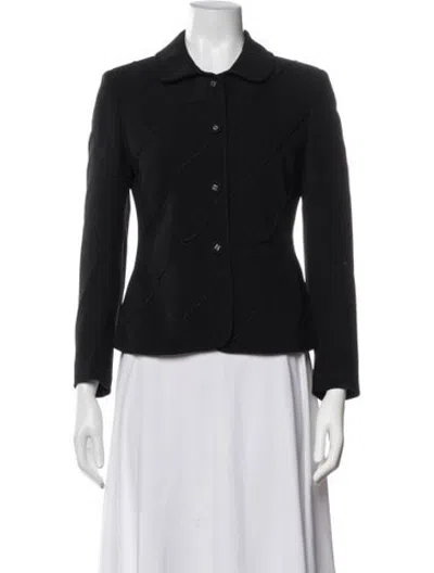 Pre-owned Moschino Cheap And Chic Vintage 1990's Blazer In Black