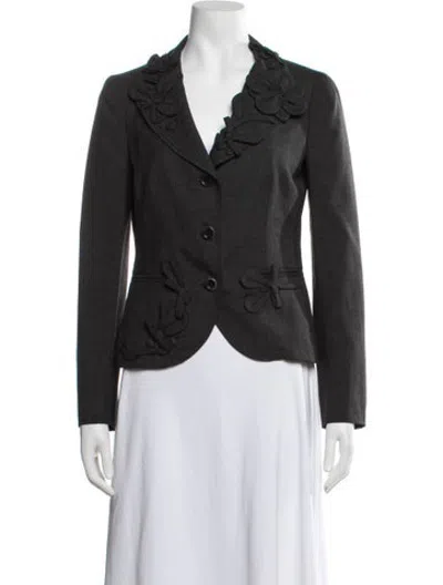 Pre-owned Moschino Cheap And Chic Vintage 2000's Blazer In Grey