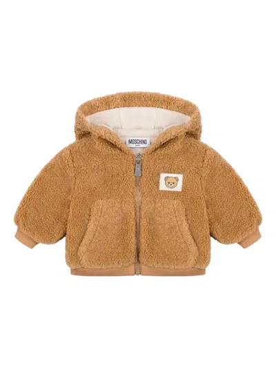 Moschino Coat In Brown