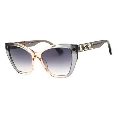 Moschino Grey Gradient Mini Sunglasses In Multi