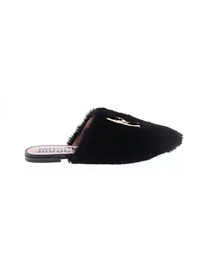 Pre-owned Moschino Mule/clog In Black