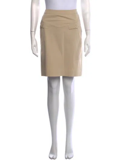 Pre-owned Moschino Vintage Mini Skirt In Neutrals
