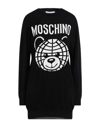 Moschino Woman Sweater Black Size Xs Cotton, Polyamide, Elastane