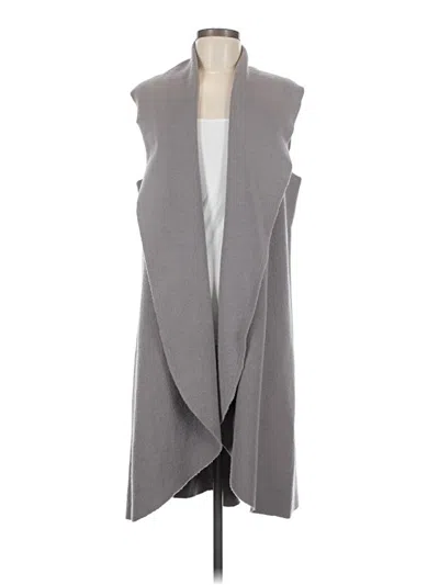 Pre-owned Moth Wool Cardigan Sweater In Gray