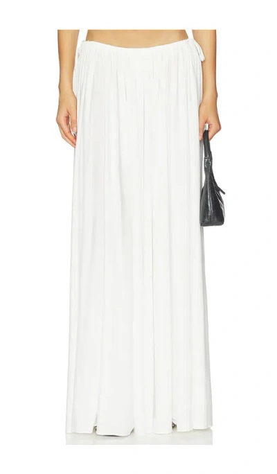 Mother Of All Helena Maxi Skirt In White