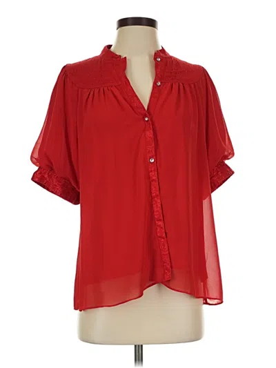 Pre-owned Moulinette Soeurs Short Sleeve Blouse In Red