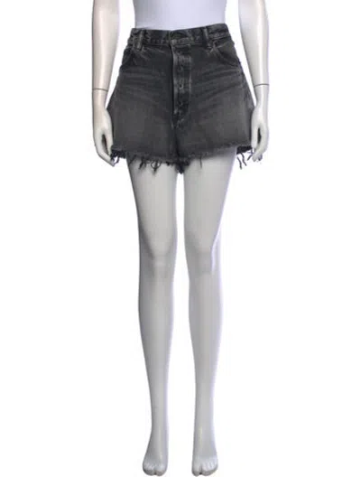 Pre-owned Moussy Mini Shorts In Black