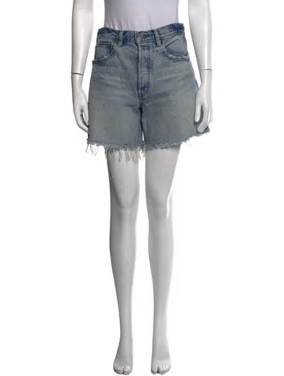 Pre-owned Moussy Mini Shorts In Blue