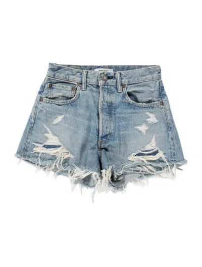 Pre-owned Moussy Mini Shorts In Blue