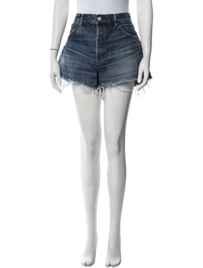 Pre-owned Moussy Mini Shorts In Blue
