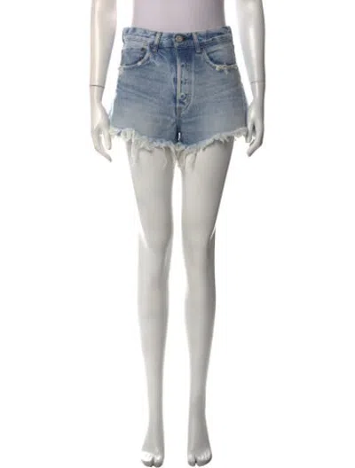 Pre-owned Moussy Mini Shorts In Blue
