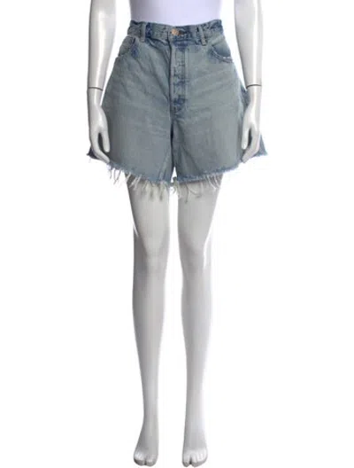 Pre-owned Moussy Mini Shorts In Blue