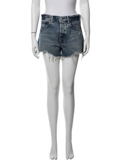 Pre-owned Moussy Mini Shorts W/ Tags In Blue