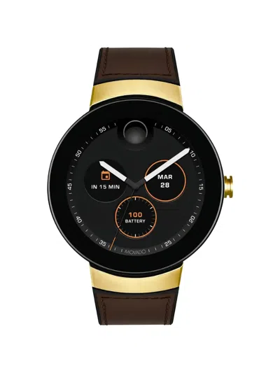 Movado Museum 42mm Watch In Brown