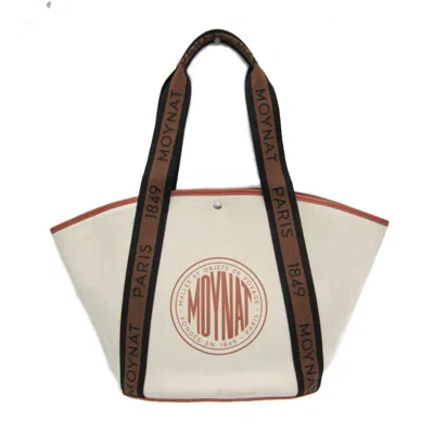 Pre-owned Moynat Leather Canvas Tote Bag () In Multi