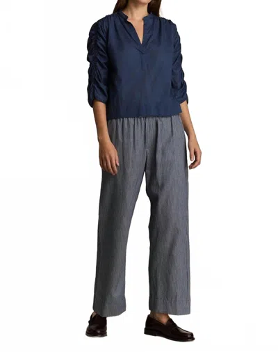 M.patmos Elsa Pant In Tommy Stripe In Grey