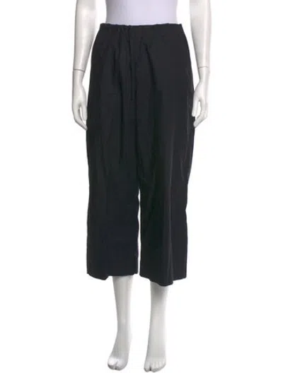 Pre-owned M.patmos Wide Leg Pants In Black