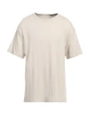 Mrt Man T-shirt Beige Size Xl Cotton