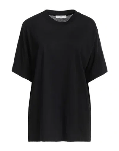 Mrt Woman T-shirt Black Size L Cotton, Silk