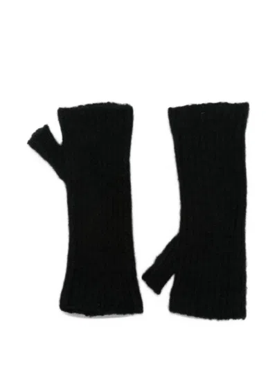 Mrz Cashmere Hand Warmer Muffs In Black
