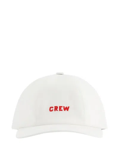 Msgm Logo-embroidered Baseball Cap In White