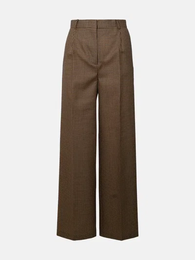 Msgm Kids' Pantalone Check In Beige