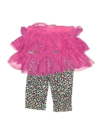 Pre-owned Mud Pie Kids' Skort In Pink