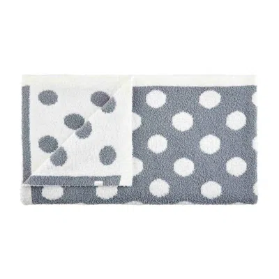 Mudpie Chenille Knit Blankets In Grey In Gray