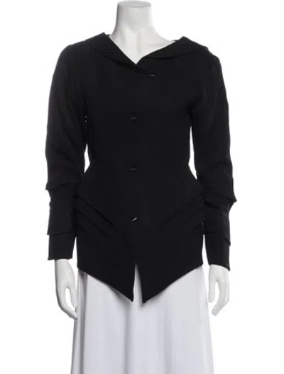 Pre-owned Mugler Vintage 1989 Blazer In Black