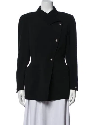 Pre-owned Mugler Vintage 1990's Blazer In Black