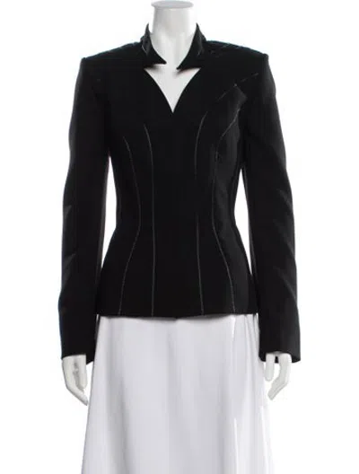 Pre-owned Mugler Vintage 1990's Blazer In Black