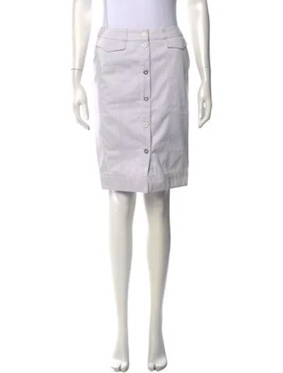 Pre-owned Mugler Vintage Knee-length Skirt In White