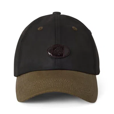 Mulberry Waxed Cotton Baseball Cap