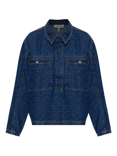 Munthe Ruxa Polo Top In Blue