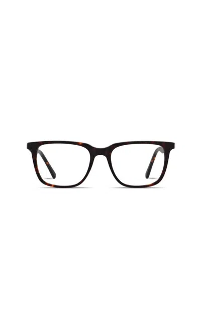 Muse Harper 53mm Rectangular Eyeglasses In Brown
