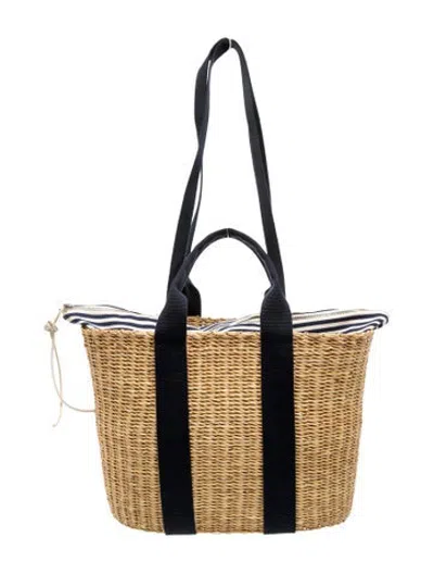 Pre-owned Muun Straw Tote In Neutrals