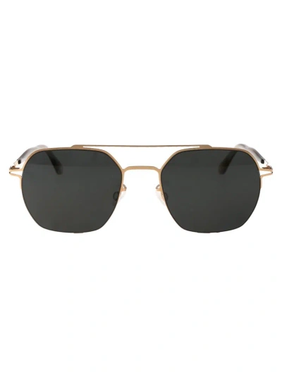 Mykita Arlo Aviator Sunglasses In Gold