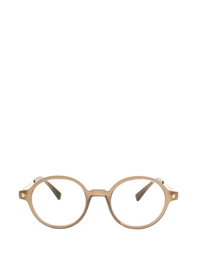 Mykita Mahsa Round-frame Glasses In Brown